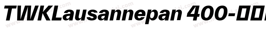 TWKLausannepan 400字体转换